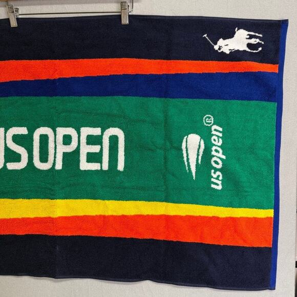 POLO Ralph Lauren Official 2024 US Open Tennis Player Towel 24x44in - Picture 6 of 12